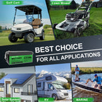 DATOUBOSS 48V 100Ah Lithium LiFePO4 Battery with 200A BMS  Deep Cycle Battery for DIY RV Car Solar Home System