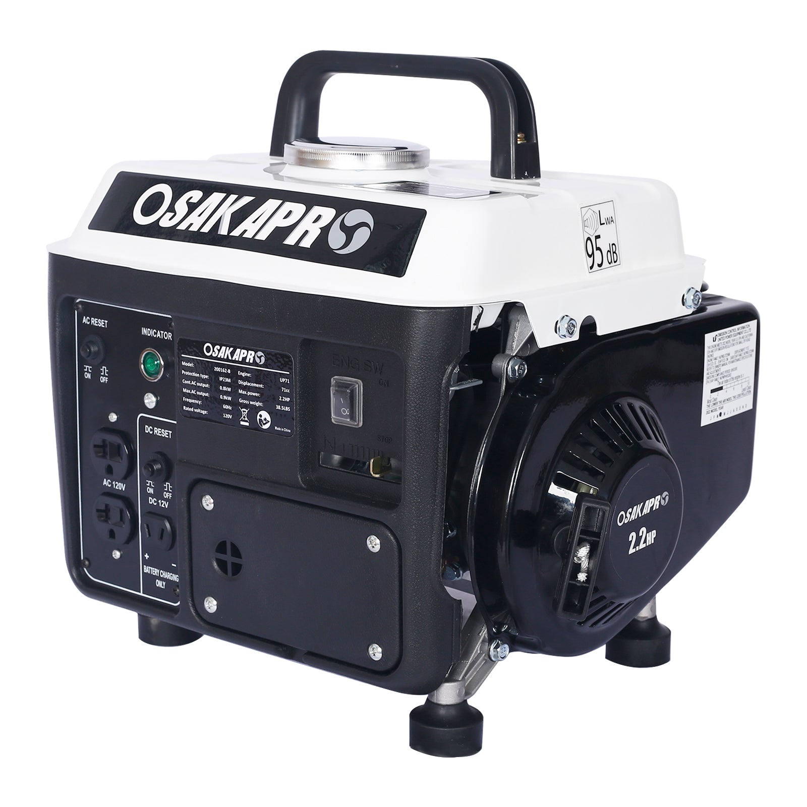 Portable Generator, Outdoor generator Low Noise, Gas Powered Generator,Generators for Home Use EPA Compliant Main image