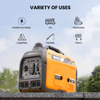New 2300 Watt 2.3KW Portable Generator Super Quiet Inverter Generator For RV Camping