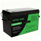 DATOUBOSS 24V 100Ah Lithium LiFePO4 Battery with 100A BMS  Deep Cycle Battery for DIY Motorhome Solar Home System