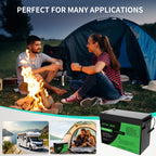 DATOUBOSS 24V 100Ah Lithium LiFePO4 Battery with 100A BMS  Deep Cycle Battery for DIY Motorhome Solar Home System