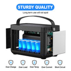 Portable Power Station P86,88.8Wh 3.7 V LiFePo4 Battery,with 120W (150W Peak) AC Outputs, Solar Power Generator for Travel and Camping,estación de energia portatil