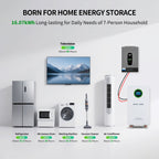 DATOUBOSS 48V 314Ah Lithium LiFePO4 Battery with 200A BMS  Deep Cycle Battery for DIY RV Car Solar Home System