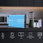 DATOUBOSS miniature inverter, 12V to 120V,  2200W, supports off-grid, grid-connected, and hybrid modes, 50Hz/60Hz, AC 100V-120V adjustable output voltage, MPPT controller, photovoltaic charging current up to 120A, suitable for solar power generation.