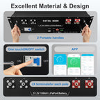 DATOUBOSS 51.2V 100Ah Lithium LiFePO4 Battery with 200A BMS  Deep Cycle Battery for DIY RV Car Solar Home System