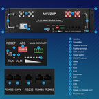 MFUZOP 48V 100Ah LiFePO4 Lithium Battery, 5.12kWh 3U Rack Mount Server Battery, Bluetooth & App Monitoring, Built-in 100A BMS, 15,000+ Deep Cycles, Supports RS232/RS485/CAN, for Home Off Grid RV Backup Power